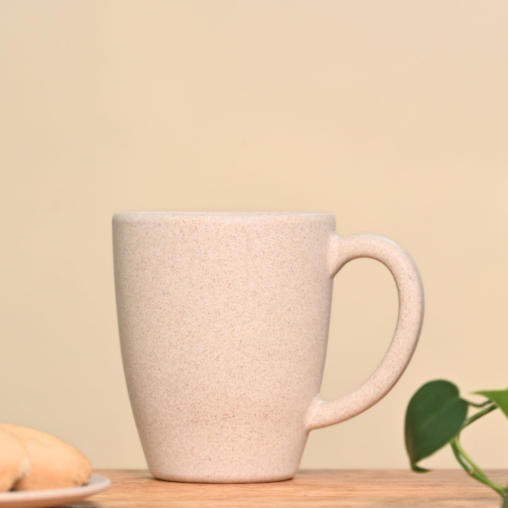 classic mug 300 ml unbreakable mugs made with rice husk bamboo fibers microwave safe mugs for hot cold servings - Thulira sustainable product