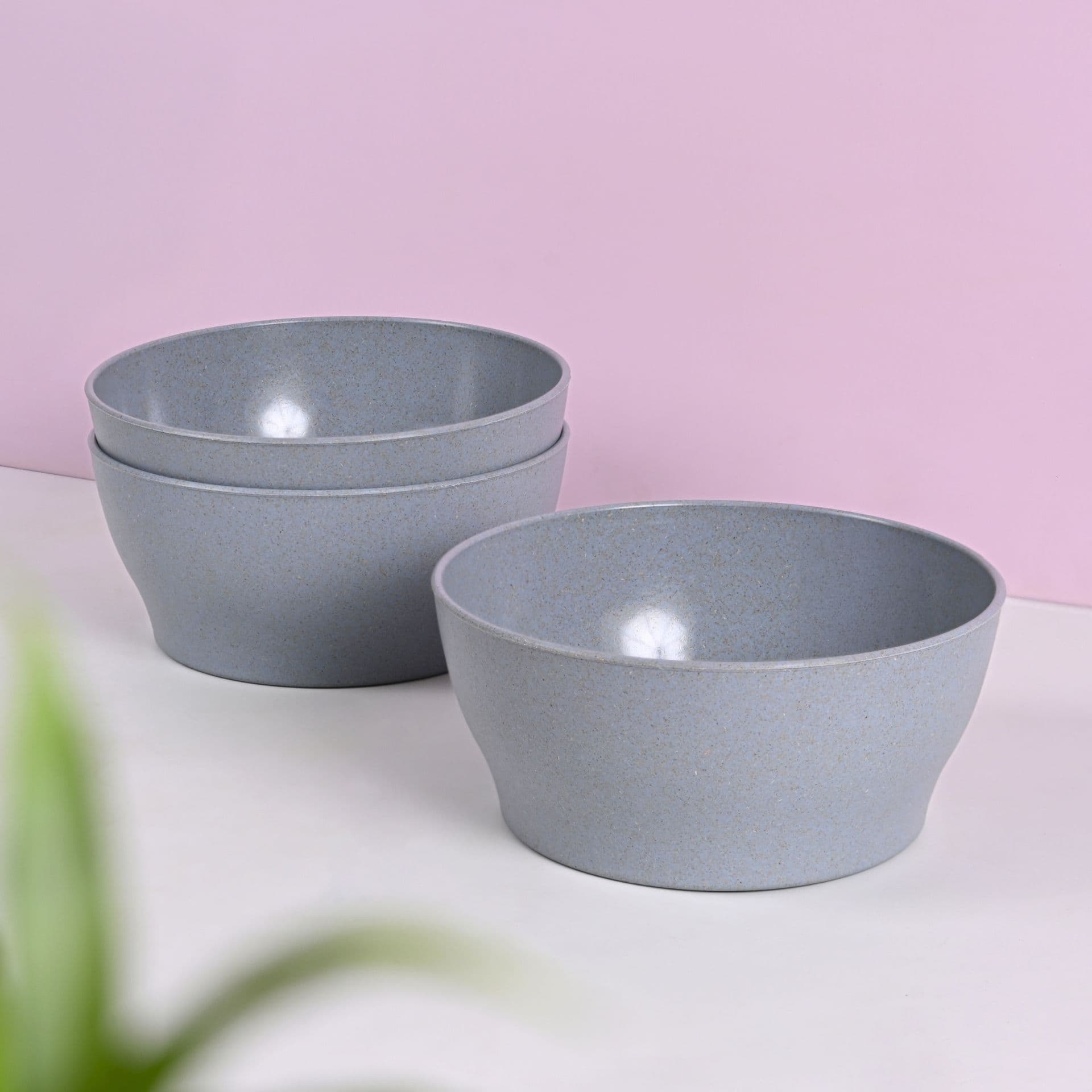 earth friendly elara curry bowls set of 3 1000 ml microwave safe bowl set reheat snack bowl made with rice husk biocomposite for hot cold serving - Thulira sustainable product