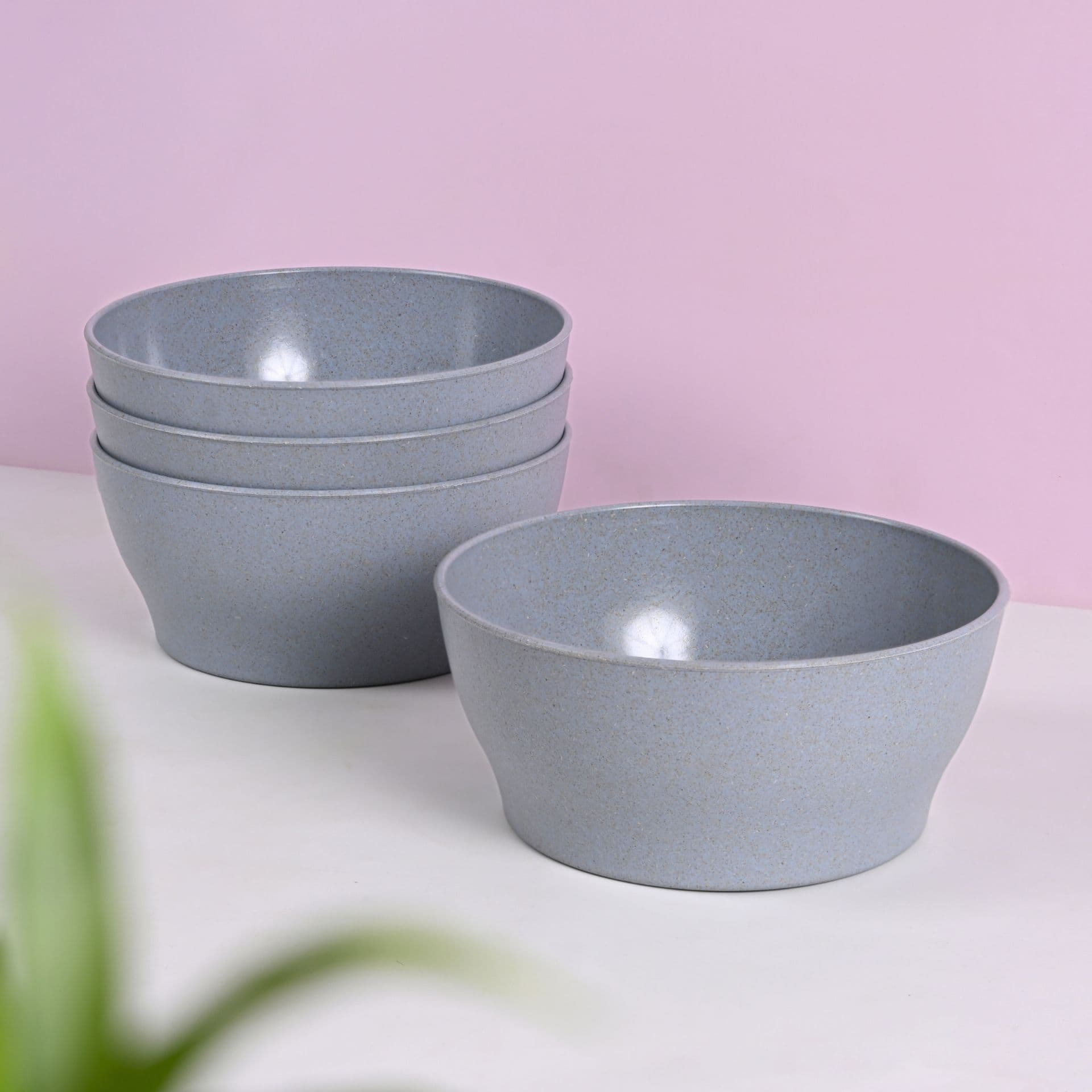 earth friendly elara curry bowls set of 4 1000 ml microwave safe bowl set reheat snack bowl made with rice husk biocomposite for hot cold serving - Thulira sustainable product