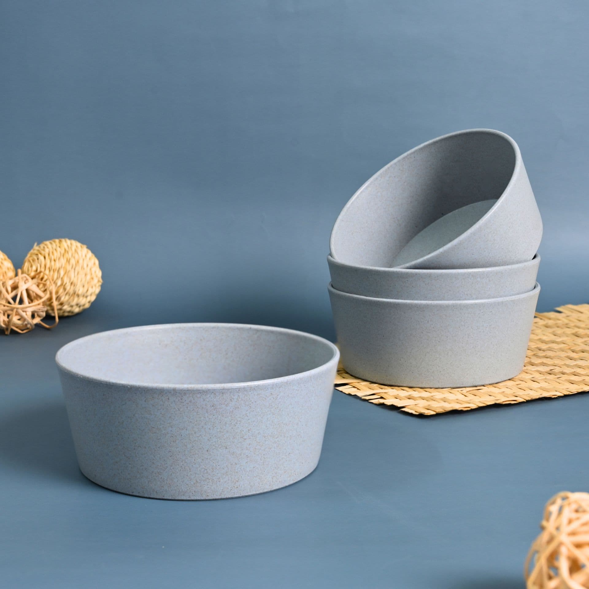 kids bowl for fruits made from bamboo fiber - Thulira sustainable product