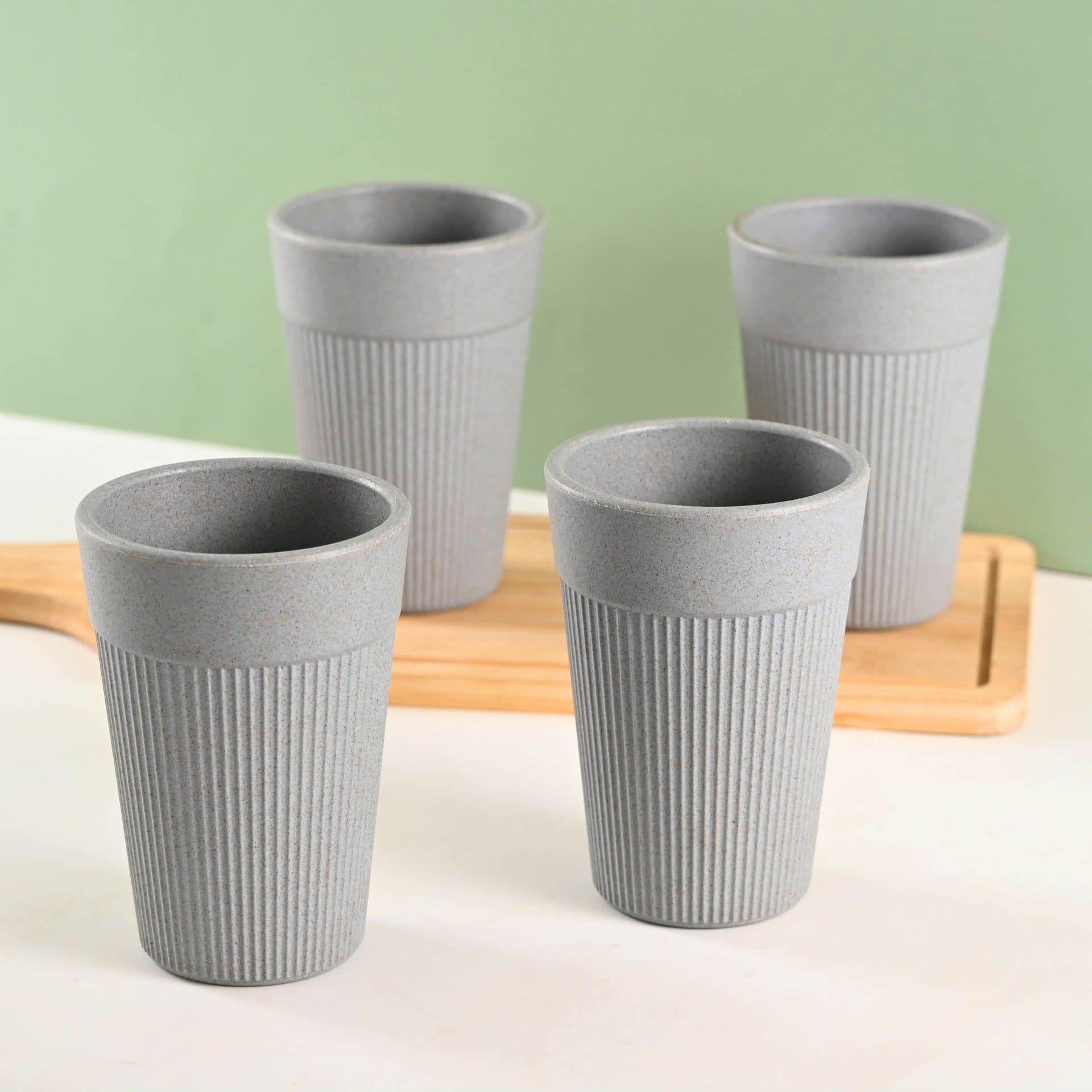 Unbreakable Lassi Tumbler Drinking Glass Set of 4 - View 1