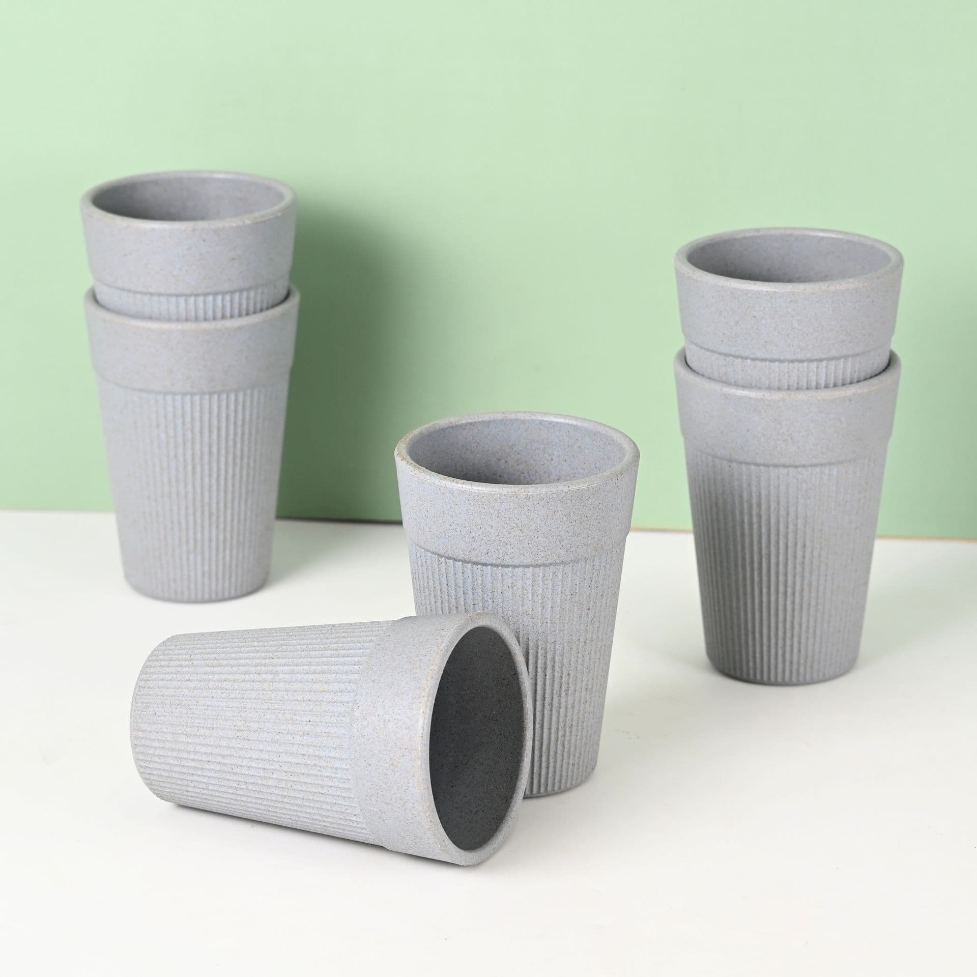 Unbreakable Lassi Tumbler Drinking Glass Set of 6 - View 1