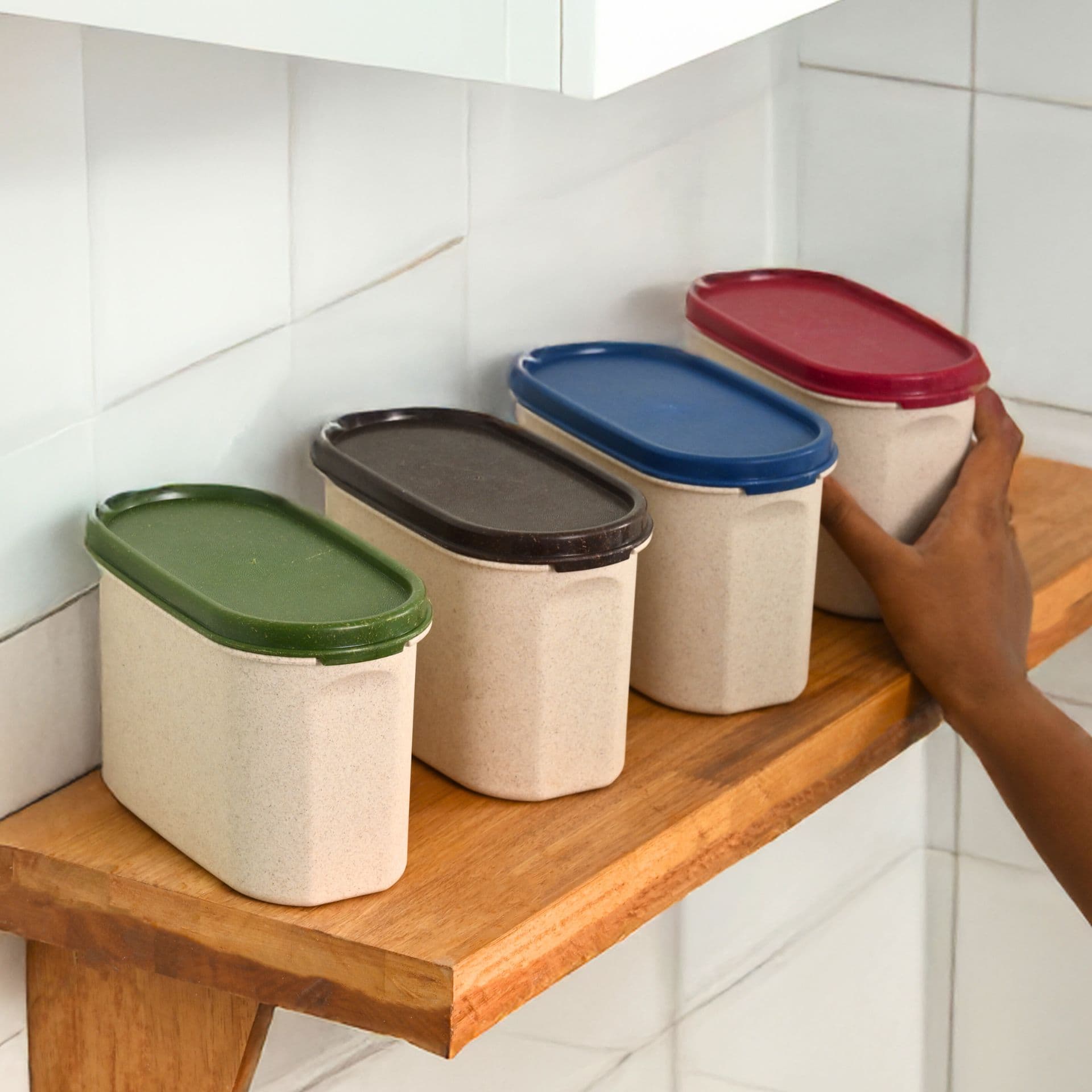 naturebox storage organizer made from rice husk - Thulira sustainable product